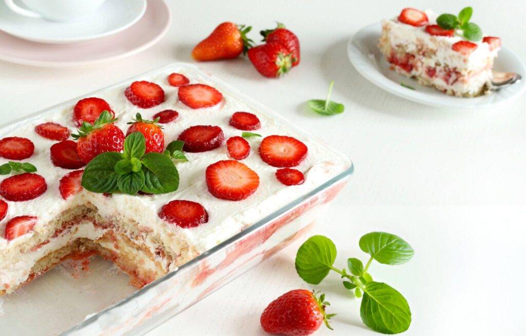 recette tiramisu de fraise