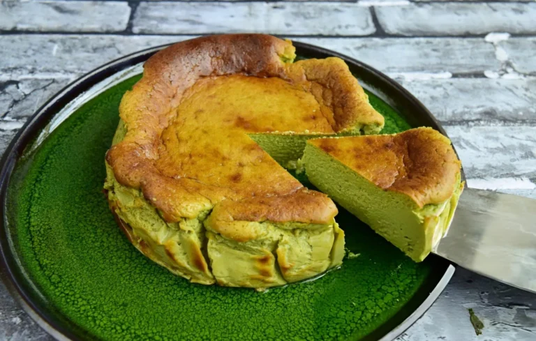 recette flan au matcha