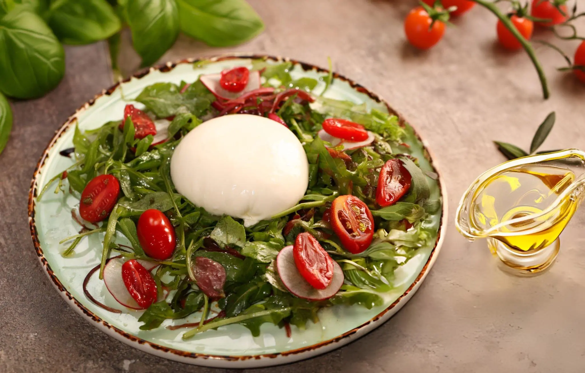 salade burrata